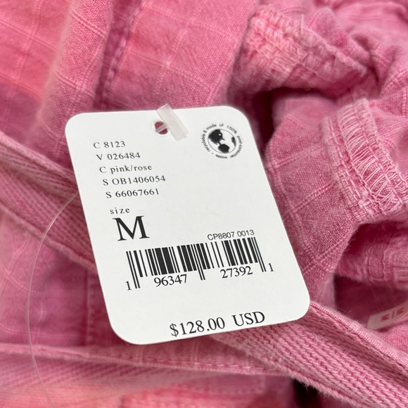 NWT Free People Pink Women Jeans Overalls - Picture 8 of 10